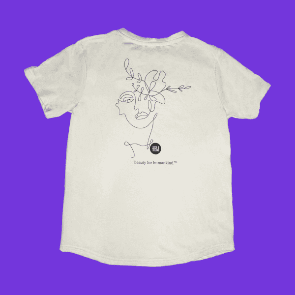 The HBM Logo Tee, Back - White